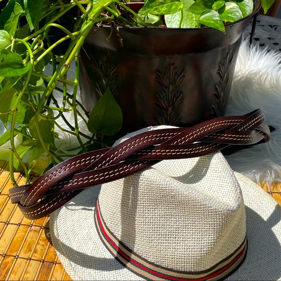 Linea Pelle Braided Leather Belt - Picture 8 of 10